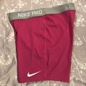Nike Pro 5 inch Dri Fit Training Shorts Pink